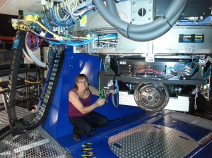 12/10/14 Working on the telescope at the summit of Mt. Haleakala